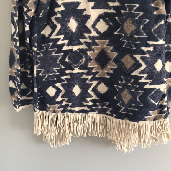NWT Lucky Brand Fringe Sweater - Picture 6 of 6